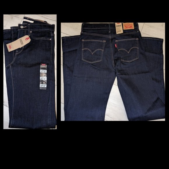 Levi's Slimming Straight 4 Medium 27 x 32 Womens NWT - Picture 1 of 6
